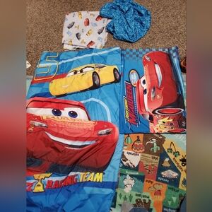 Crib size Disney Cars Racing Team Kids Bedding Set